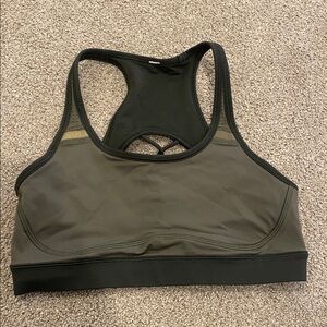lululemon athletica Olive and Black Sports Bra
